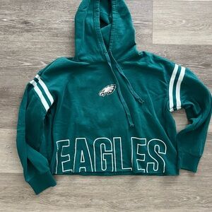 Eagles Cropped Hoodie